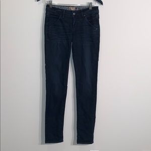Paige dark wash skinny ankle jeans sz 26